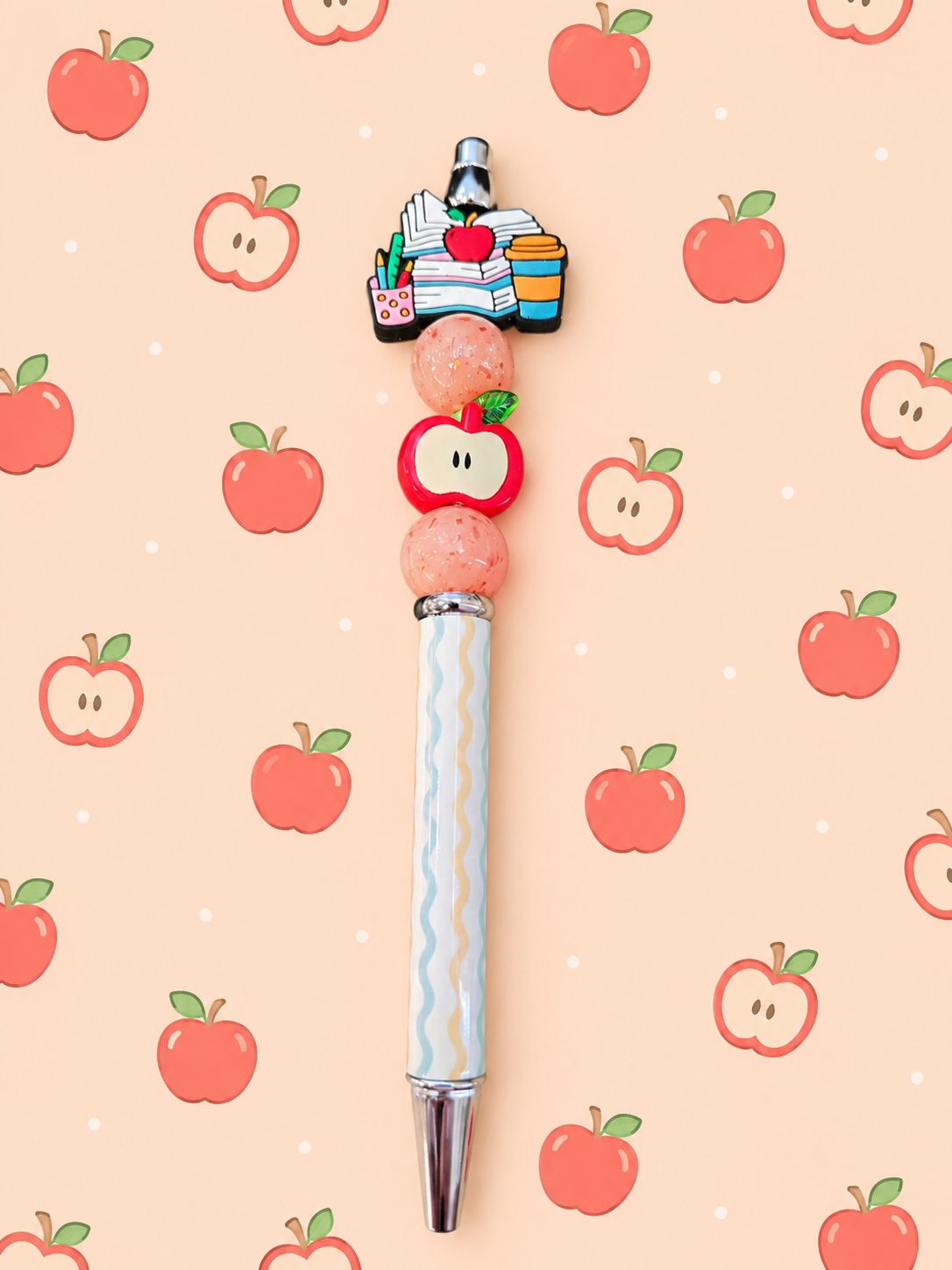 Teacher with apple